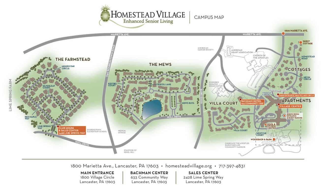 Homestead Village Senior Living Community Assisted Living, Nursing Home, Independent Living